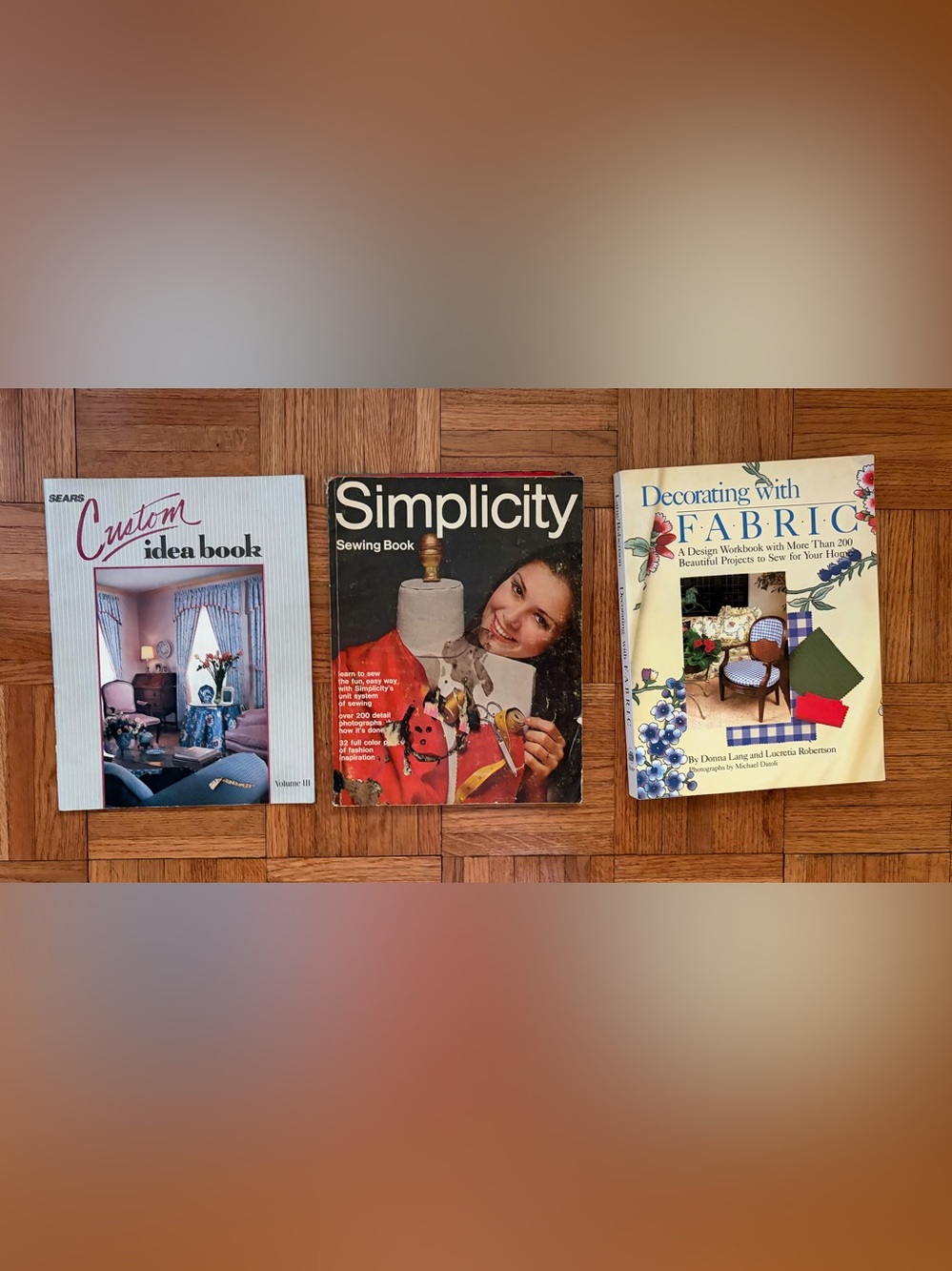 Sears Bundle of 3 Vintage Sewing & Home Decor Books